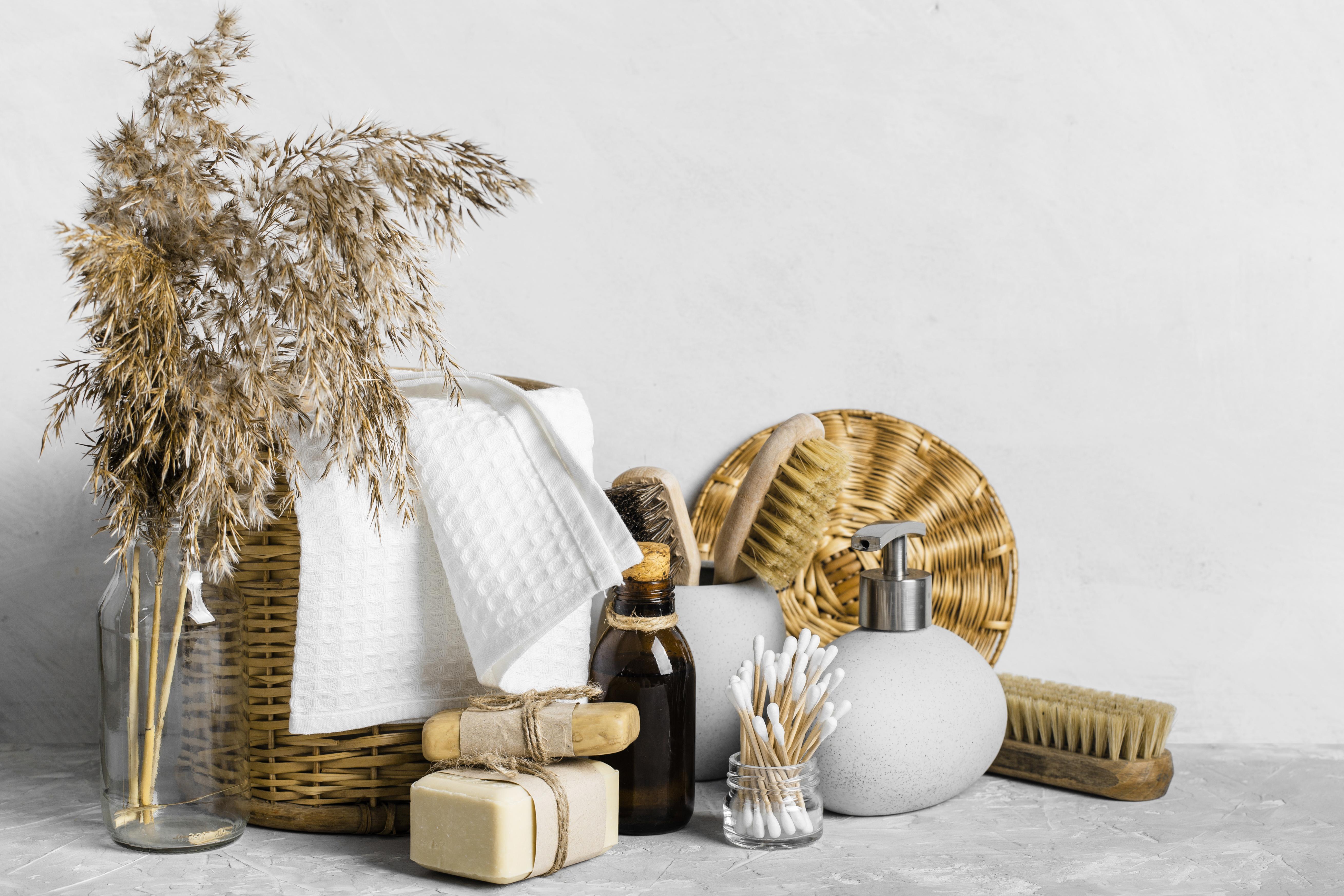 Beautiful view of Eco Friendly Bathroom Storage Ideas